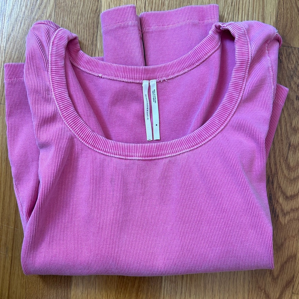 Pink anthropology long sleeve